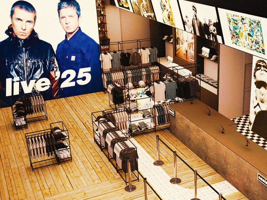 Design render of the Oasis Live '25 store interior