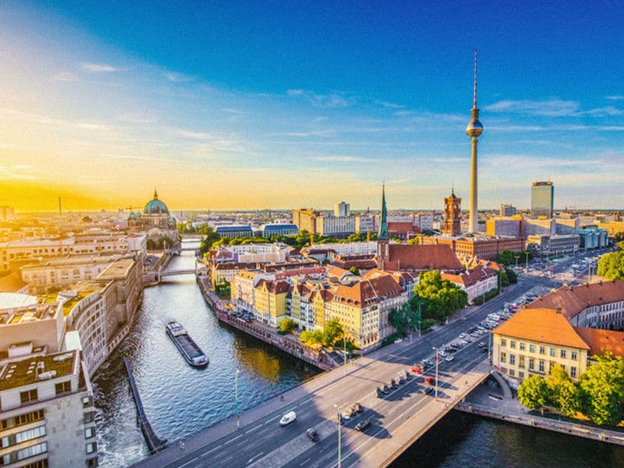 Berlin skyline with the TV Tower
