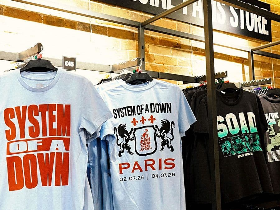 System Of A Down pop-up in Paris